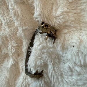 Brass Tiger Head Bracelet